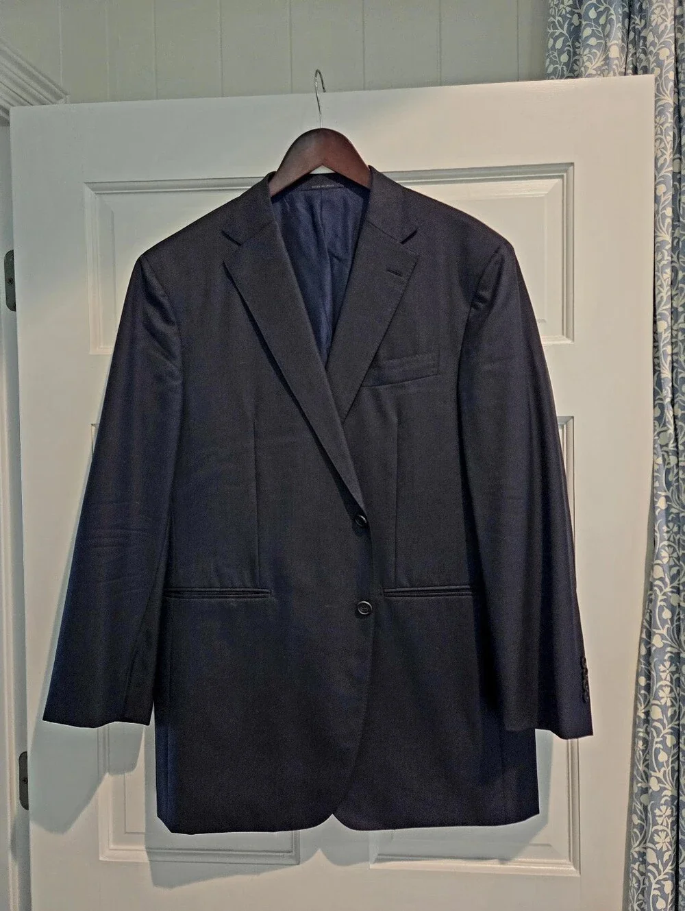 Sid Mashburn Dark Navy Two-Button Men's Blazer